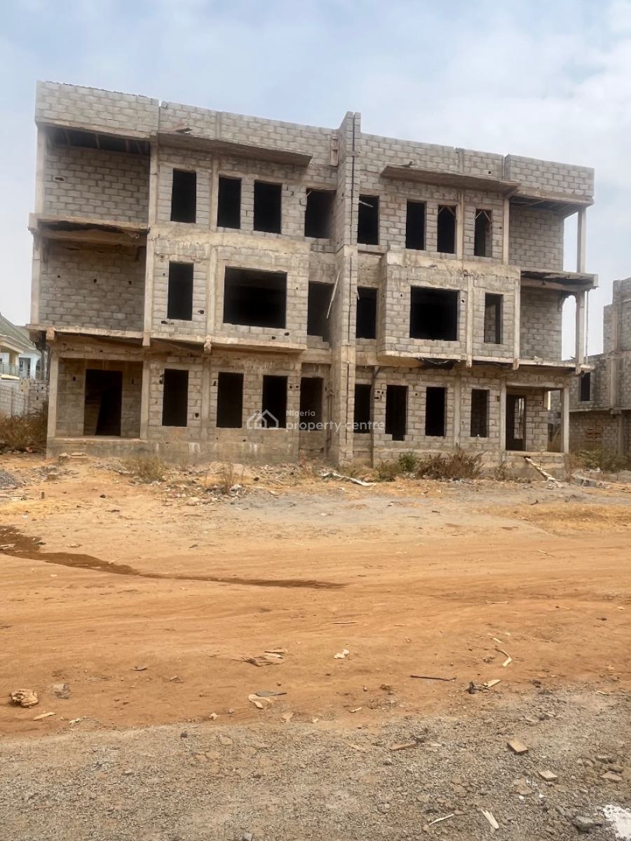 6 Bedroom Semi Detached Duplex (carcass), Kukwaba, Abuja, Semi-detached Duplex for Sale