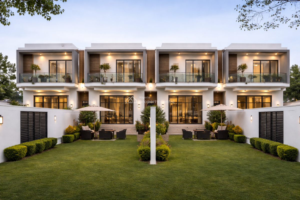 Newly Built 5 Units of 4 Bedroom Terrace Duplex in a Serene Estate, Gwarinpa, Abuja, Terraced Duplex for Sale