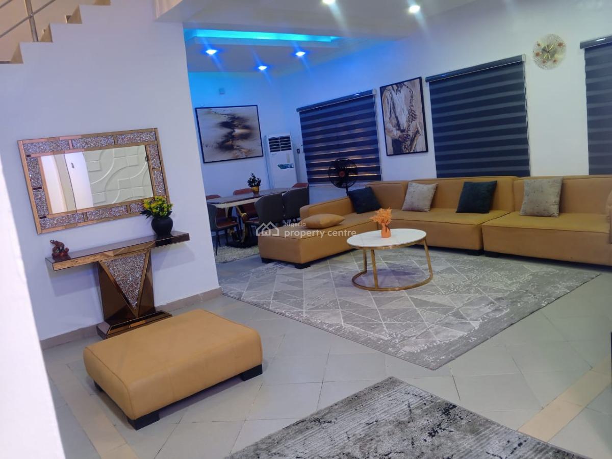 Luxury Funished 4 Bedroom Duplex with Bq, Ajah, Lagos, Detached Duplex for Rent