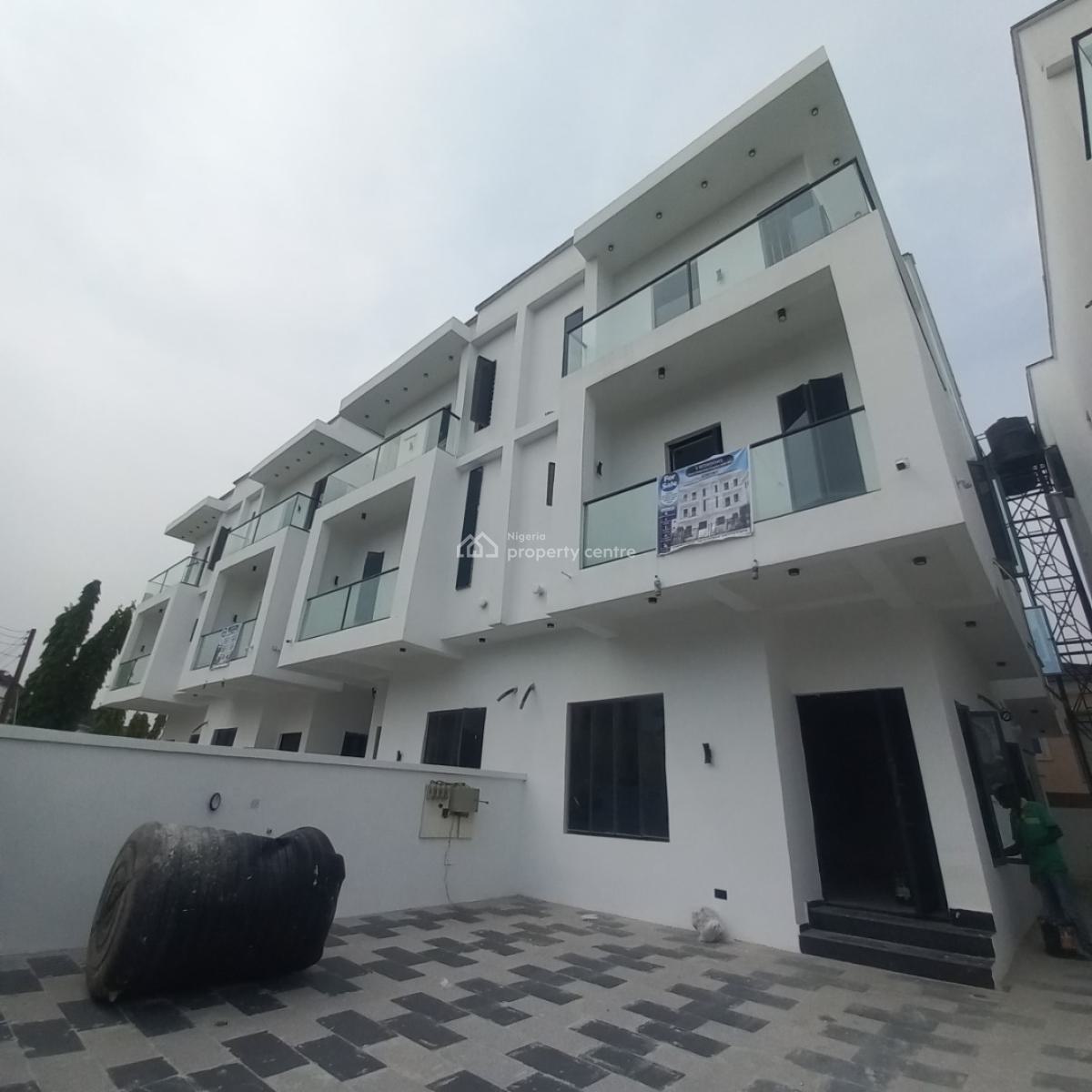 Newly Built 4 Bedroom Semi Detached Duplex with Bq, Ikota, Lekki, Lagos, Semi-detached Duplex for Sale