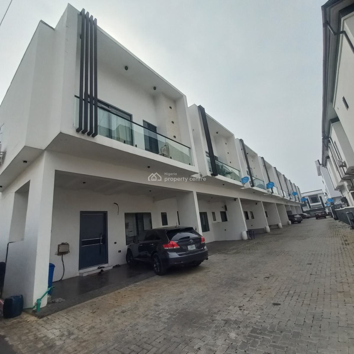 Standard 4 Bedroom Terrace Duplex, Ikota, Lekki, Lagos, Terraced Duplex for Sale