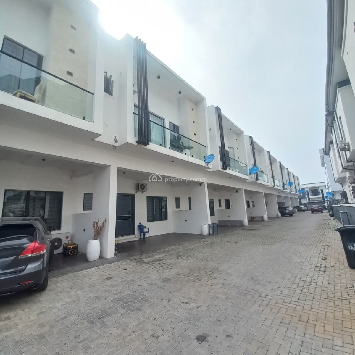 Standard 4 Bedroom Terrace Duplex, Ikota, Lekki, Lagos, Terraced Duplex for Sale