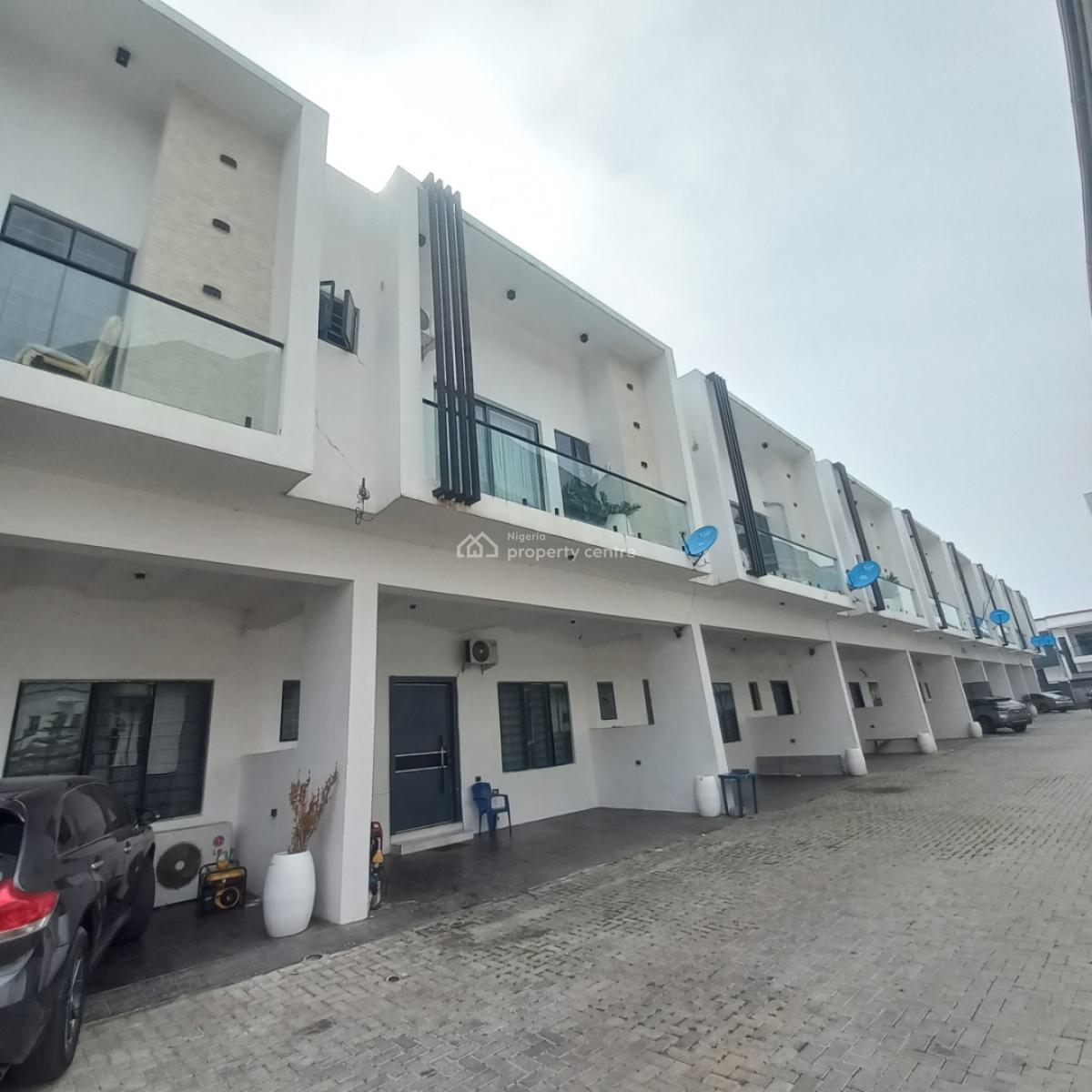 Standard 4 Bedroom Terrace Duplex, Ikota, Lekki, Lagos, Terraced Duplex for Sale