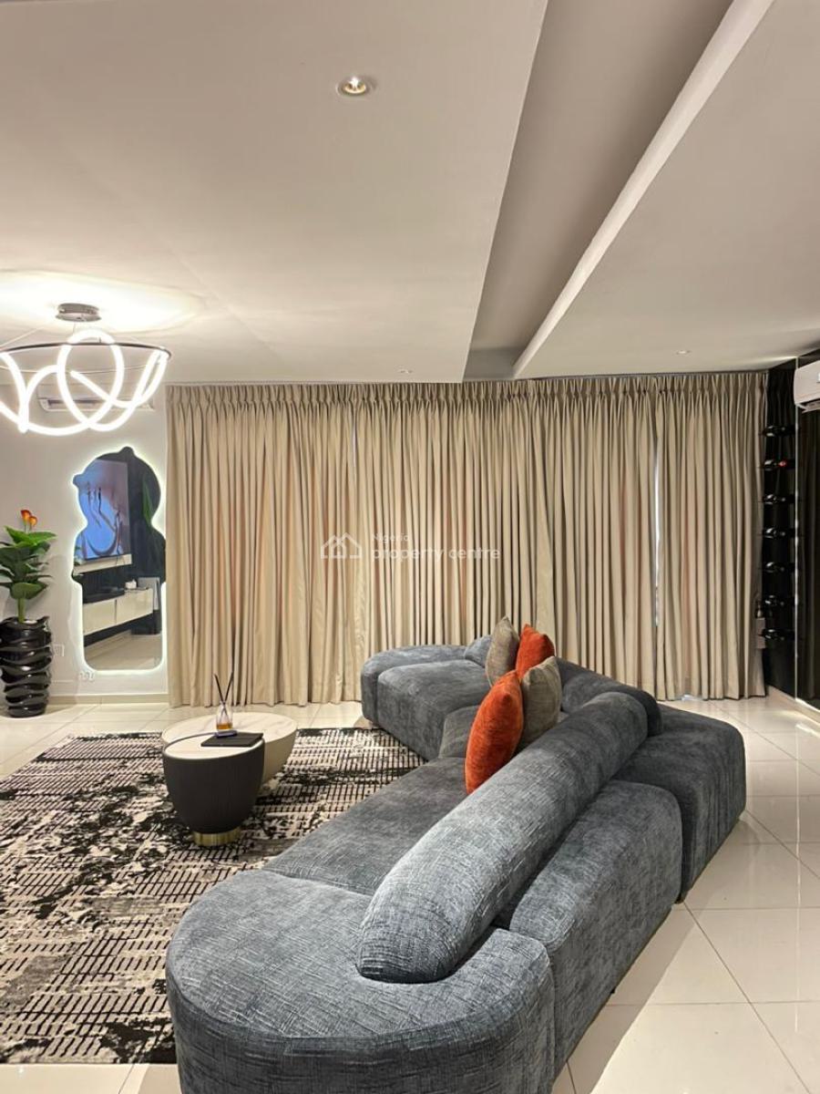 Luxury Automated Two 3 Bedroom Condo Unit with All Round Balconies, Ps, Old Ikoyi, Ikoyi, Lagos, Flat / Apartment Short Let