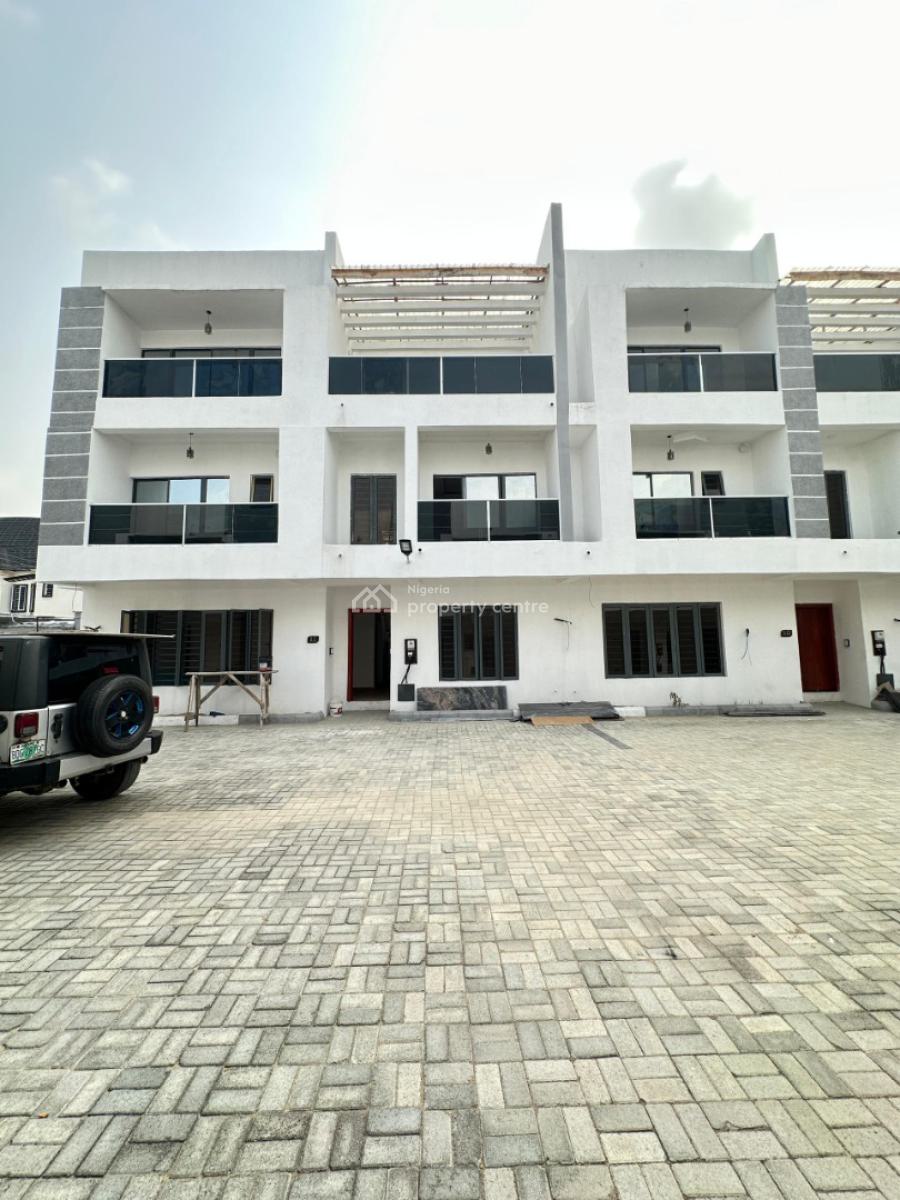 Uniquely-built 5-bedroom Luxury Terrace Duplex with Home Office & Roof, Orchid, Lekki, Lekki Phase 2, Lekki, Lagos, Terraced Duplex for Sale