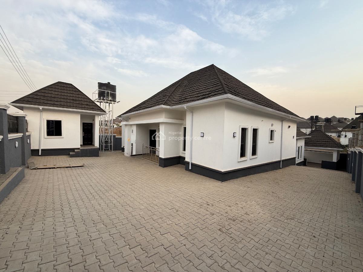 Brand New 3 Bedroom Bungalow with 2 Units of Self Contain Bq, Efab Estate, Gwarinpa, Abuja, Detached Bungalow for Sale