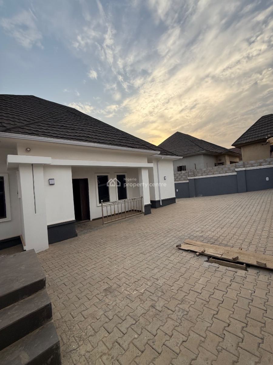 Brand New 3 Bedroom Bungalow with 2 Units of Self Contain Bq, Efab Estate, Gwarinpa, Abuja, Detached Bungalow for Sale