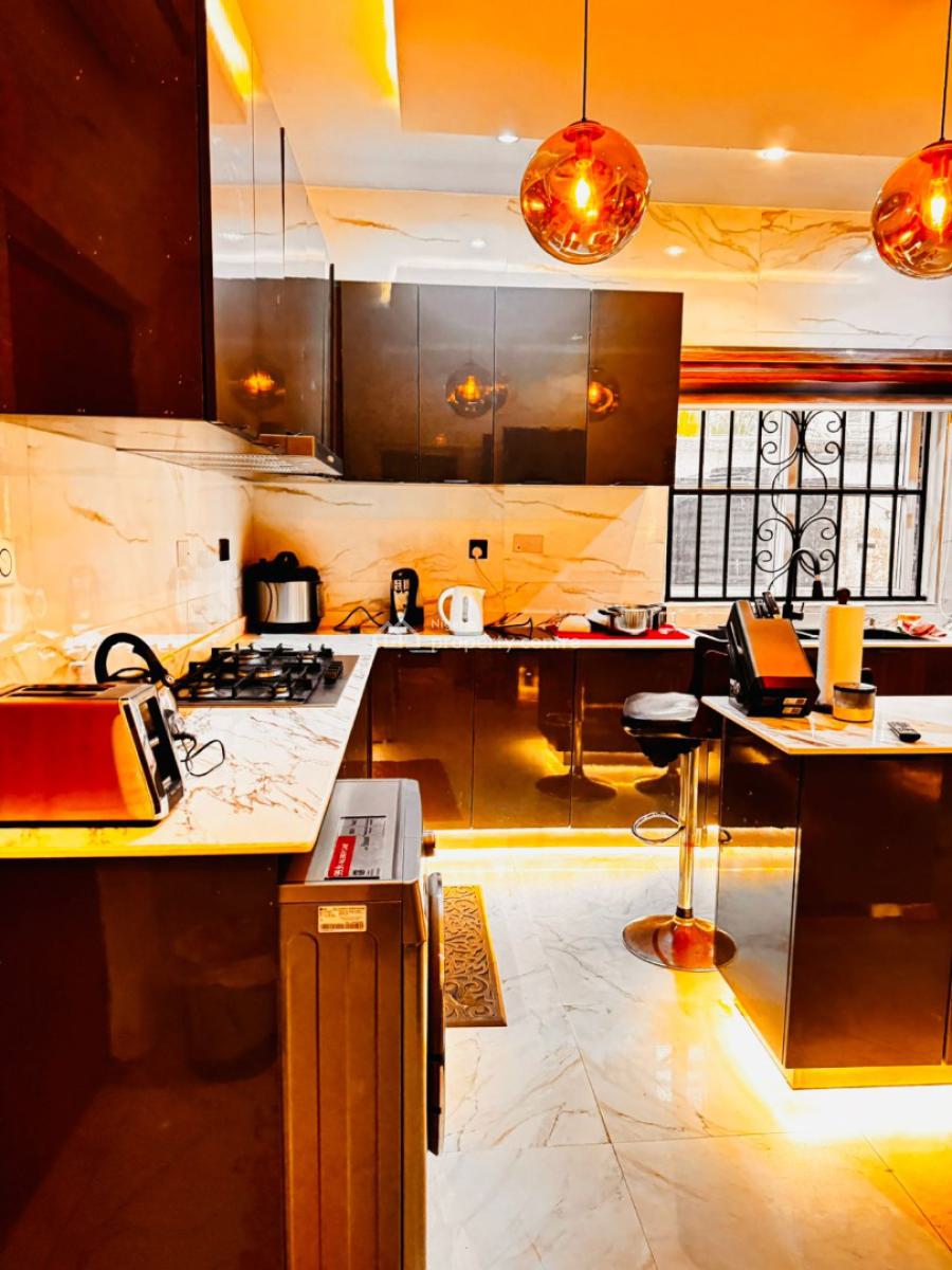 Furnished 4-bedroom Semi Detached Duplex + Bq, Inverter & Standby Generator, Chevron Drive, Lekki, Lagos, Semi-detached Duplex for Rent