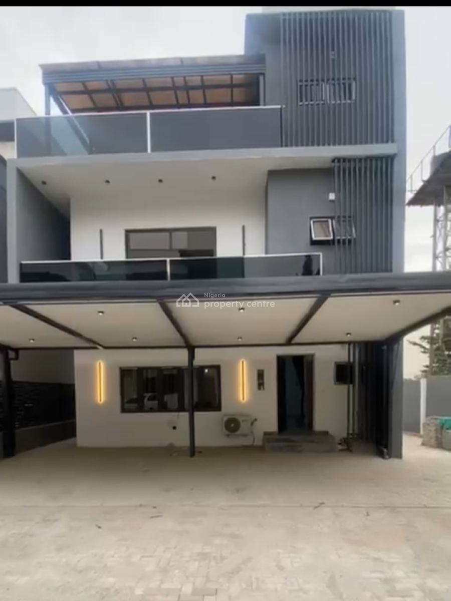 Furnished 5 Bedrooms Corner Piece Terrace Duplex in a Mini Est, Katampe Extension, Katampe, Abuja, Semi-detached Duplex for Sale