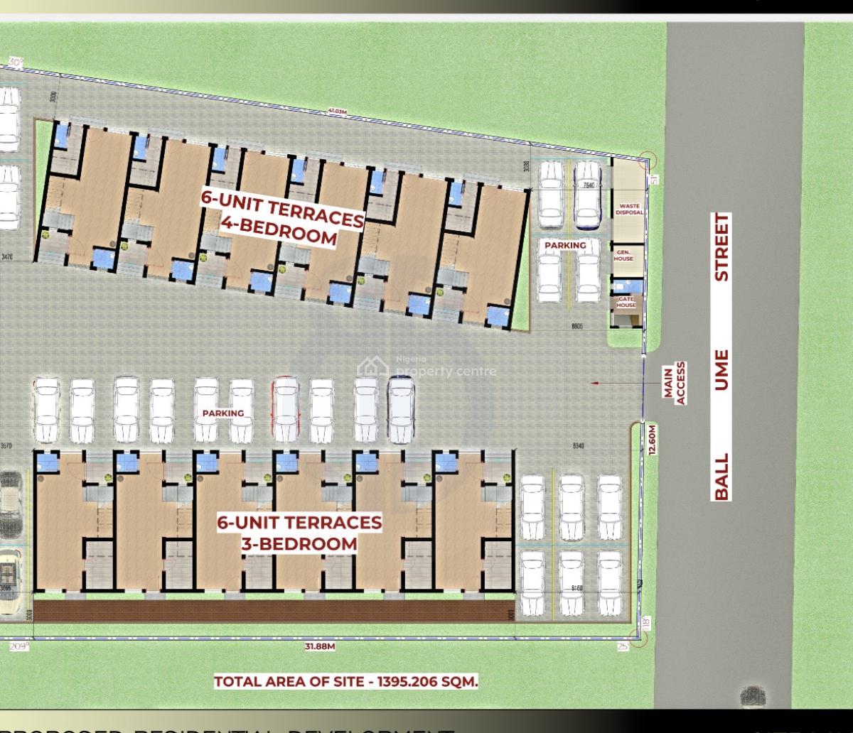 4 Bedroom Terraced Duplex. Off Plan, Ball Umeh, Maryland, Lagos, Terraced Duplex for Sale