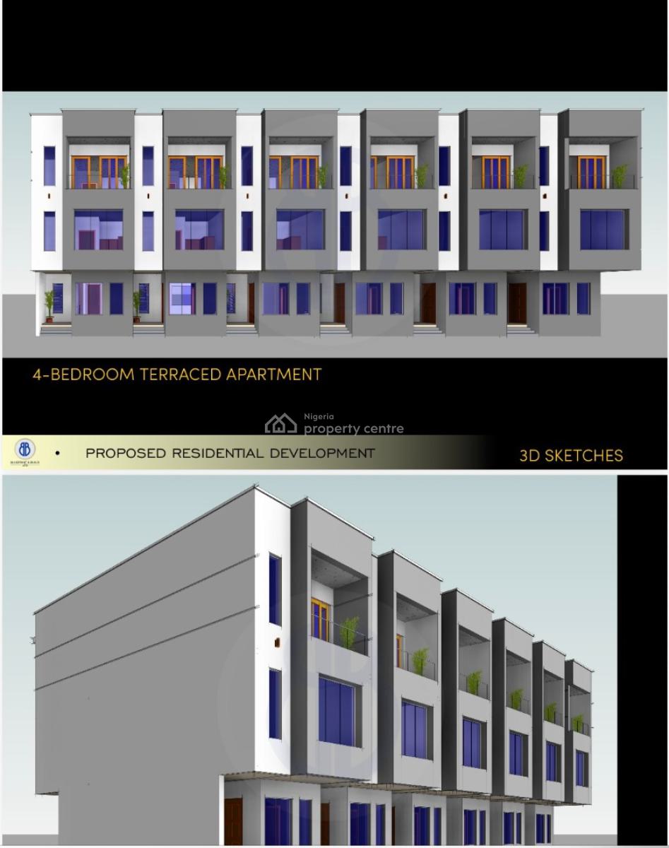 4 Bedroom Terraced Duplex. Off Plan, Ball Umeh, Maryland, Lagos, Terraced Duplex for Sale