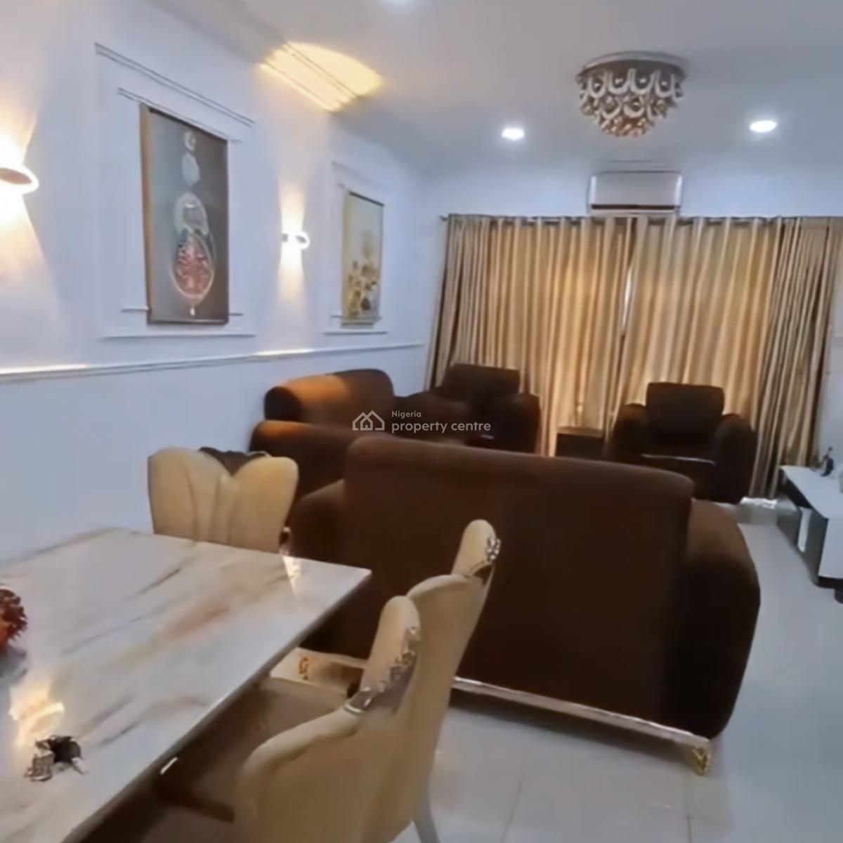 Furnished 3 Bedroom Apartment in an Estate with 24hrs Light, Peter Odili Road, Golf Estate, Trans Amadi, Port Harcourt, Rivers, Flat / Apartment for Rent