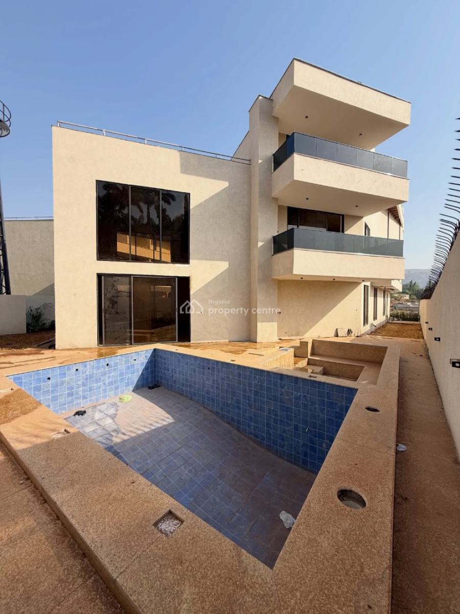 Regal 6 Bedroom Detached Duplex with a Pool,gazebo,elevator(buy&finish), Katampe Extension, Katampe, Abuja, Detached Duplex for Sale