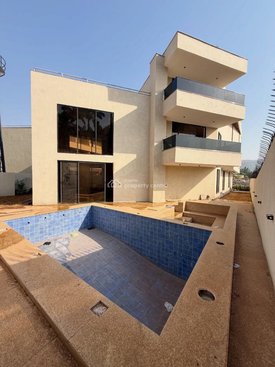 Regal 6 Bedroom Detached Duplex with a Pool,gazebo,elevator(buy&finish), Katampe Extension, Katampe, Abuja, Detached Duplex for Sale