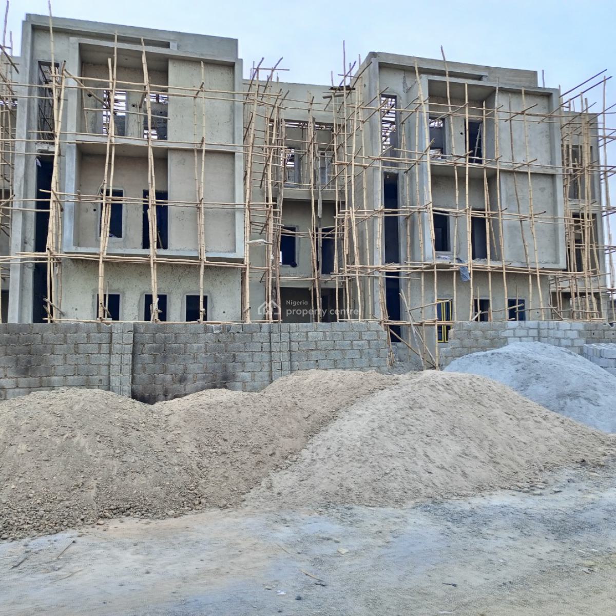 Massive 5bd Terrace with Bq, Jahi, Abuja, Terraced Duplex for Sale