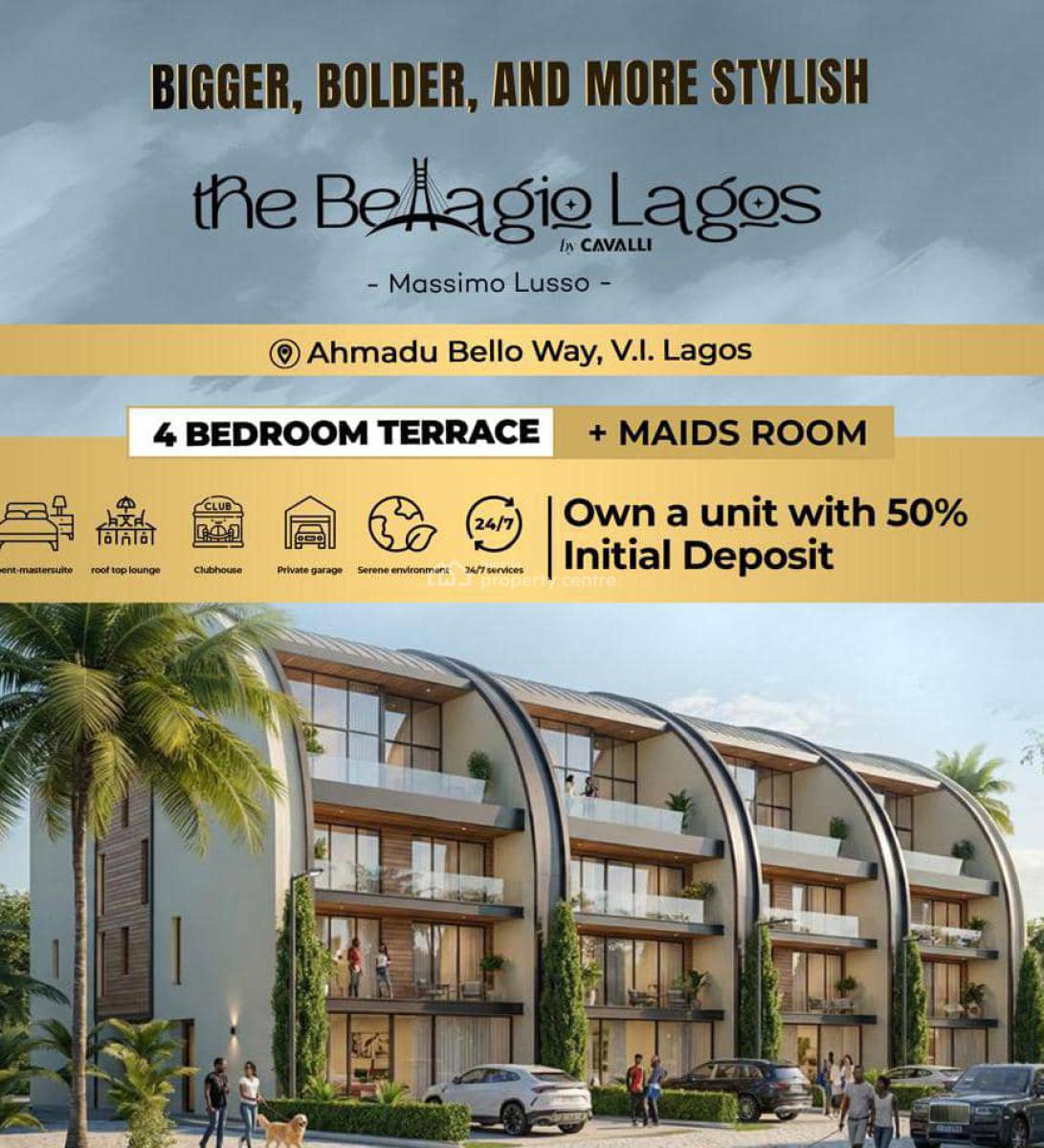 Off Plan 4bedroom Luxury Terraces, Victoria Island (vi), Lagos, Terraced Duplex for Sale