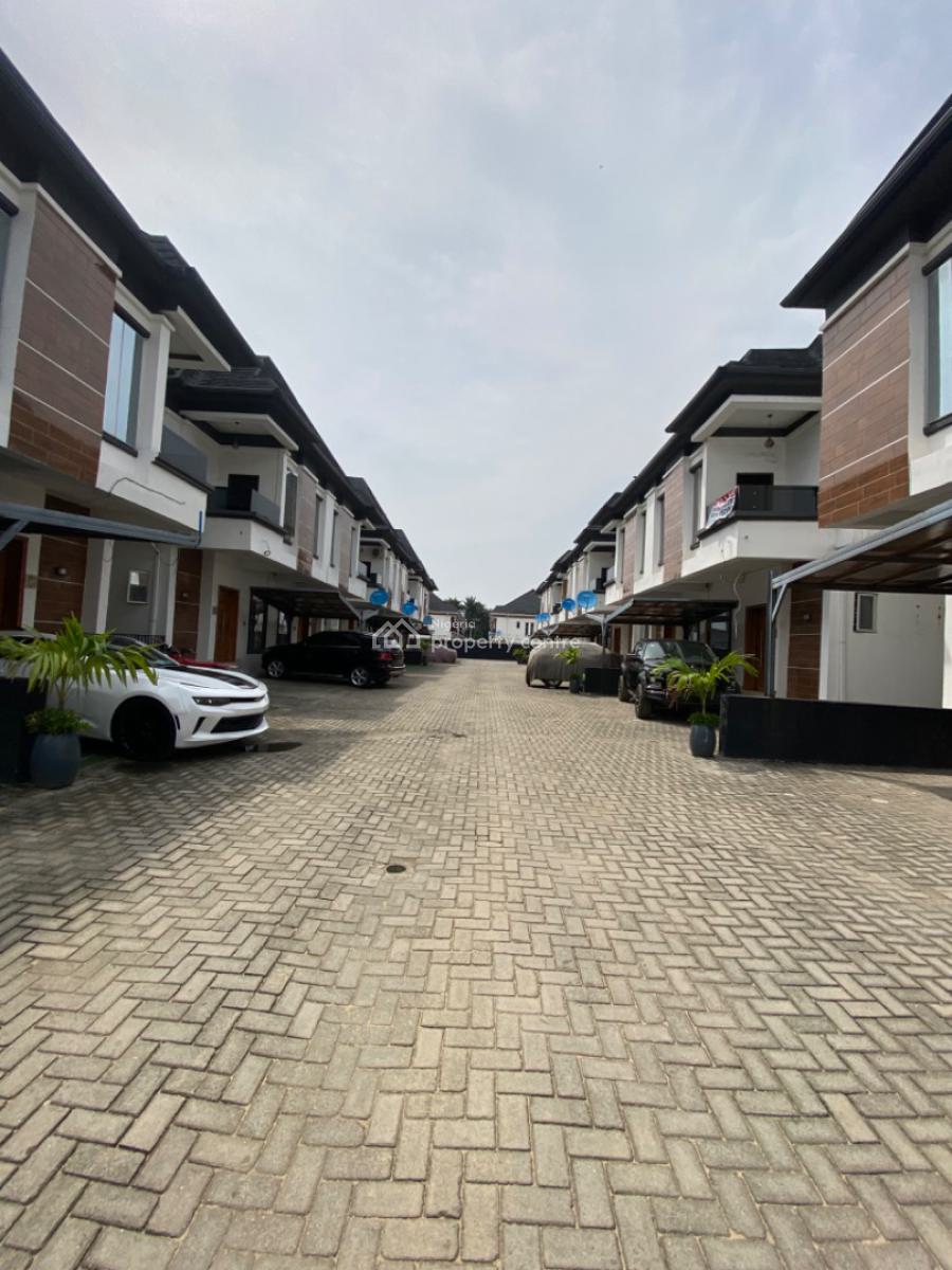 Very Spacious 4 Bedrooms Terrace Duplex, Orchid Road, Lekki Phase 2, Lekki, Lagos, Terraced Duplex for Rent