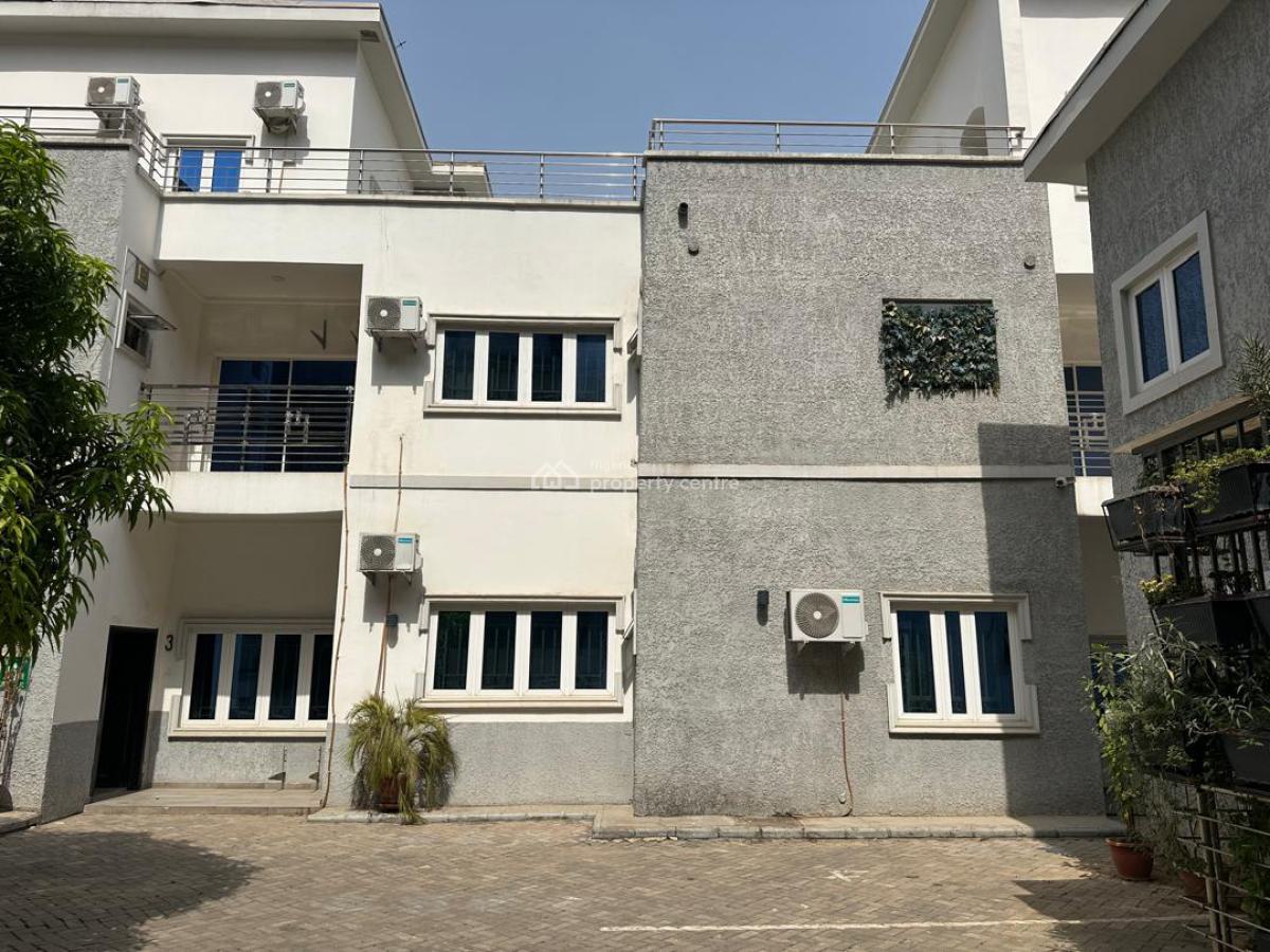 Beautiful 4 Bedroom Serviced Duplex,bq,strictly for Office, Serene Neighborhood, Wuse 2, Abuja, Terraced Duplex for Rent