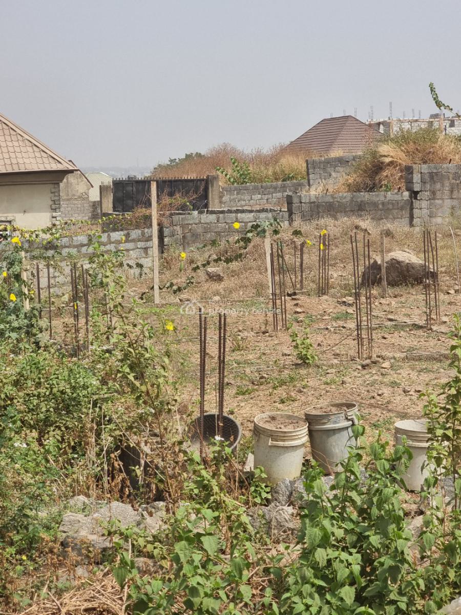 Estate Plot at Dpc Level, Estate Along Von Road, Lugbe District, Abuja, Residential Land for Sale