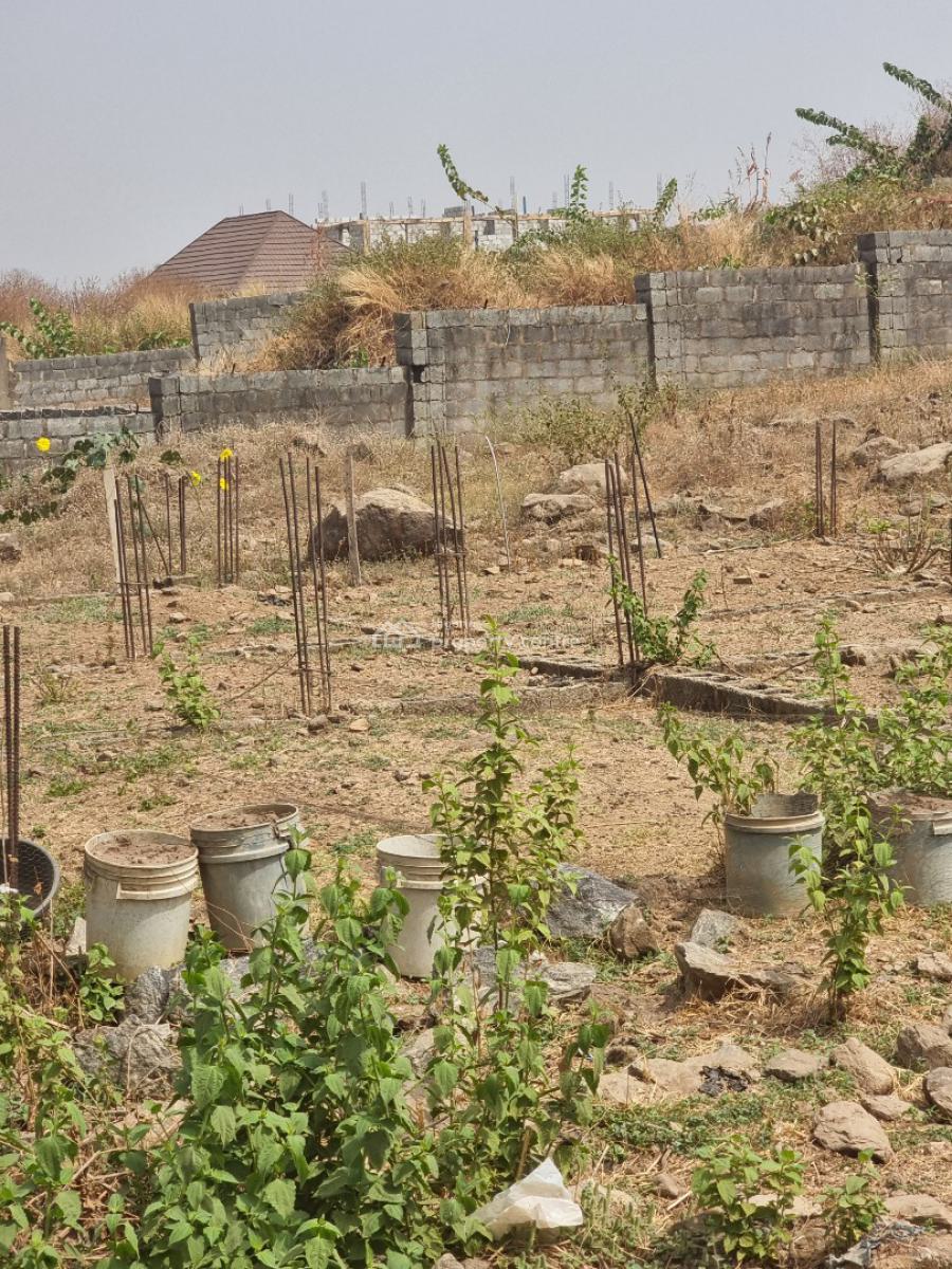 Estate Plot at Dpc Level, Estate Along Von Road, Lugbe District, Abuja, Residential Land for Sale
