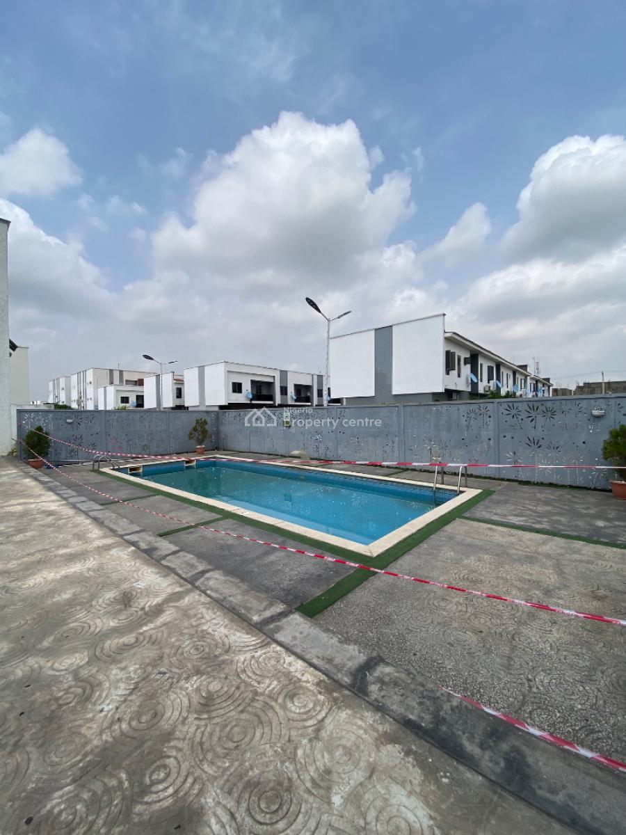 Serviced Estate 2bedroom Terrace Duplex with Bq and Inverter, Gate Estate By Blenco Supermarket  Before Shop Rite, Sangotedo, Ajah, Lagos, Terraced Duplex for Rent