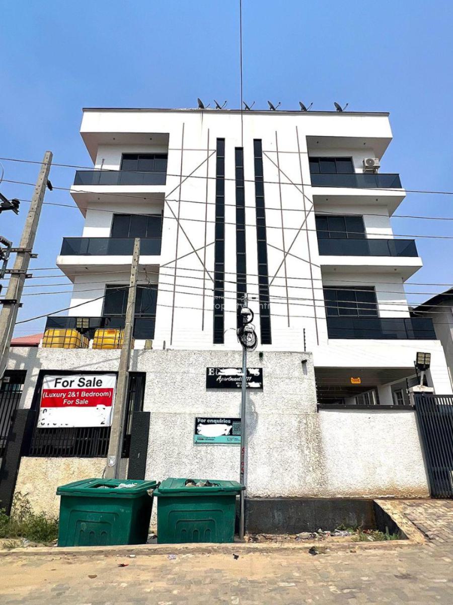 Spacious 1-bedroom Apartment with Pool, Located in a Secure Environ, Ologolo, Lekki, Lagos, Block of Flats for Sale