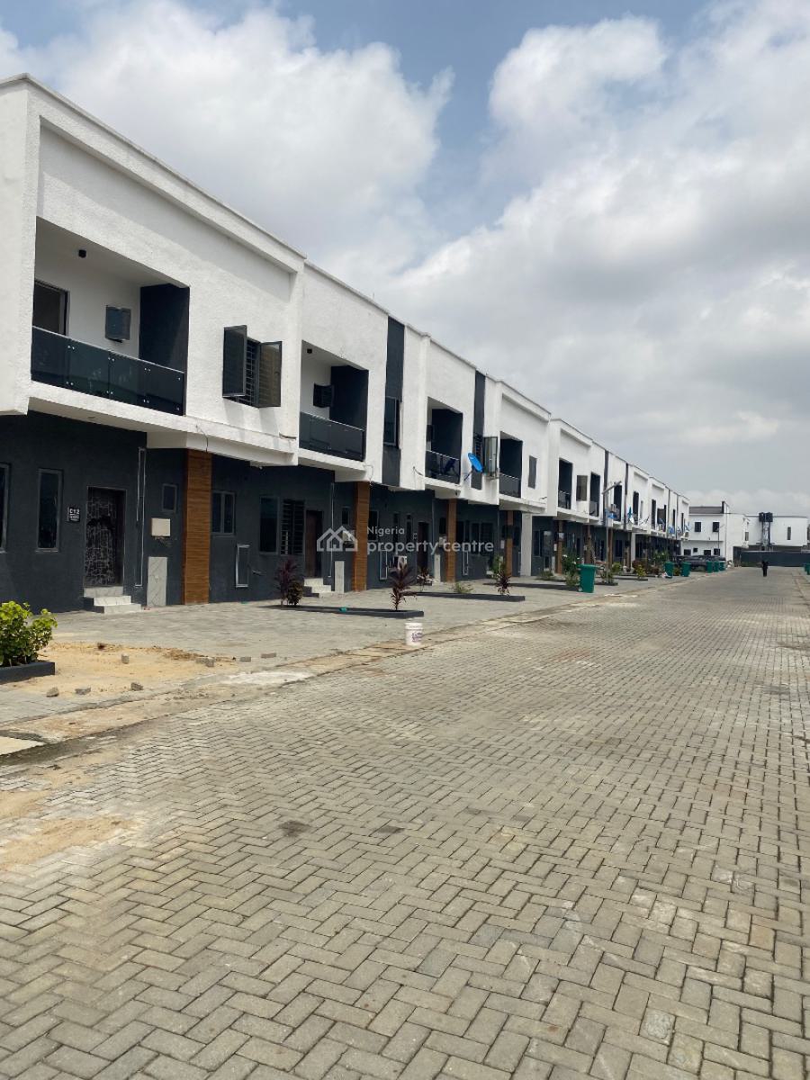 Newly Built 3bedoom Duplex with Bq, Gated Estate By Blenco Supermarket, Sangotedo, Ajah, Lagos, Terraced Duplex for Sale