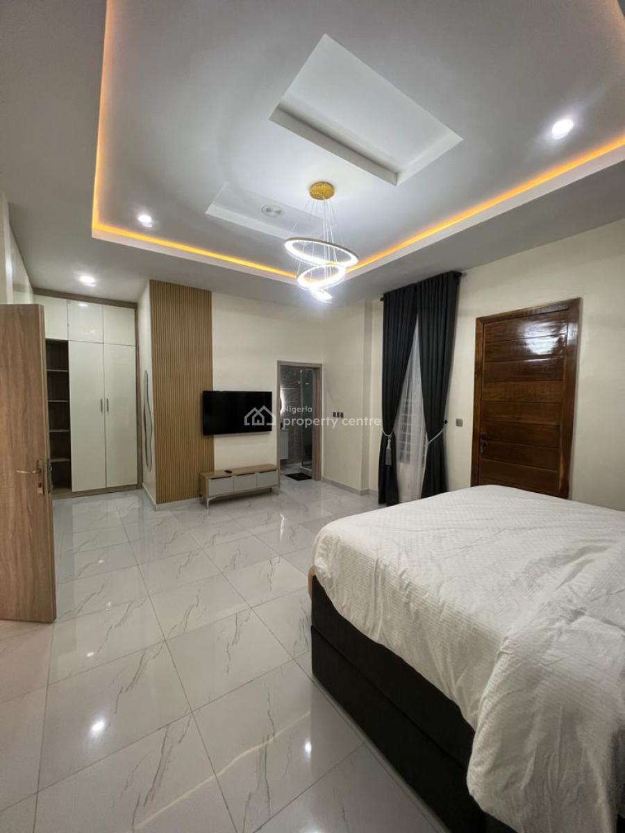 Spacious Furnished 4 Bedrooms Terrace Duplex, Ikota, Lekki, Lagos, Terraced Duplex for Rent