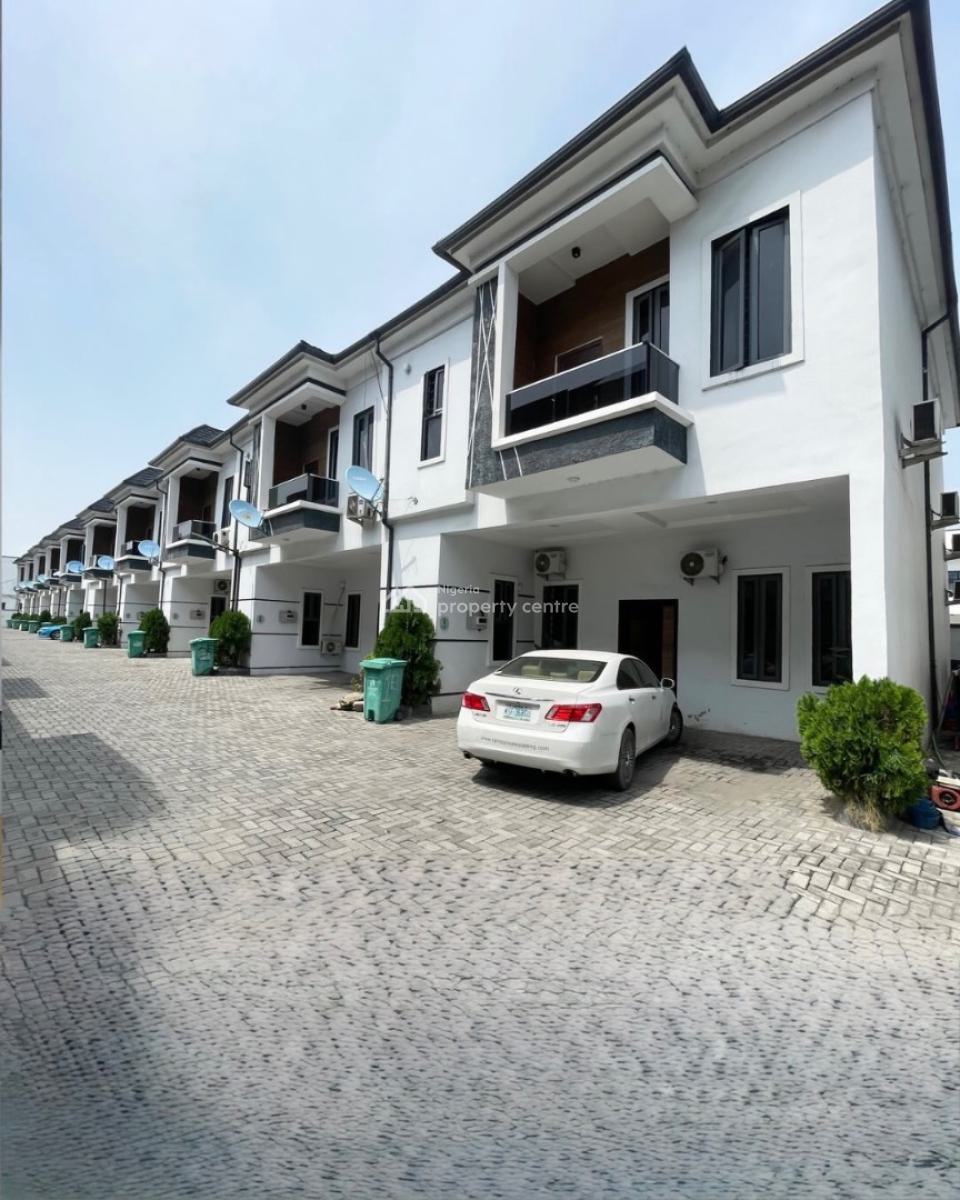 Furnished 4 Bedroom Terrace with a Pool, Orchid, Lekki, Lagos, Terraced Duplex for Rent