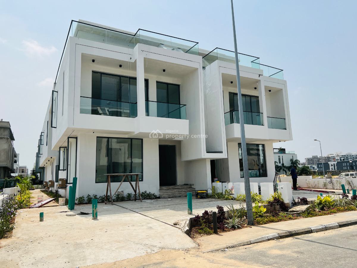 5 Bedroom Duplex with Elevator and Cinema, Cowrie Creek Estate, Ikate, Lekki, Lagos, Semi-detached Duplex for Sale