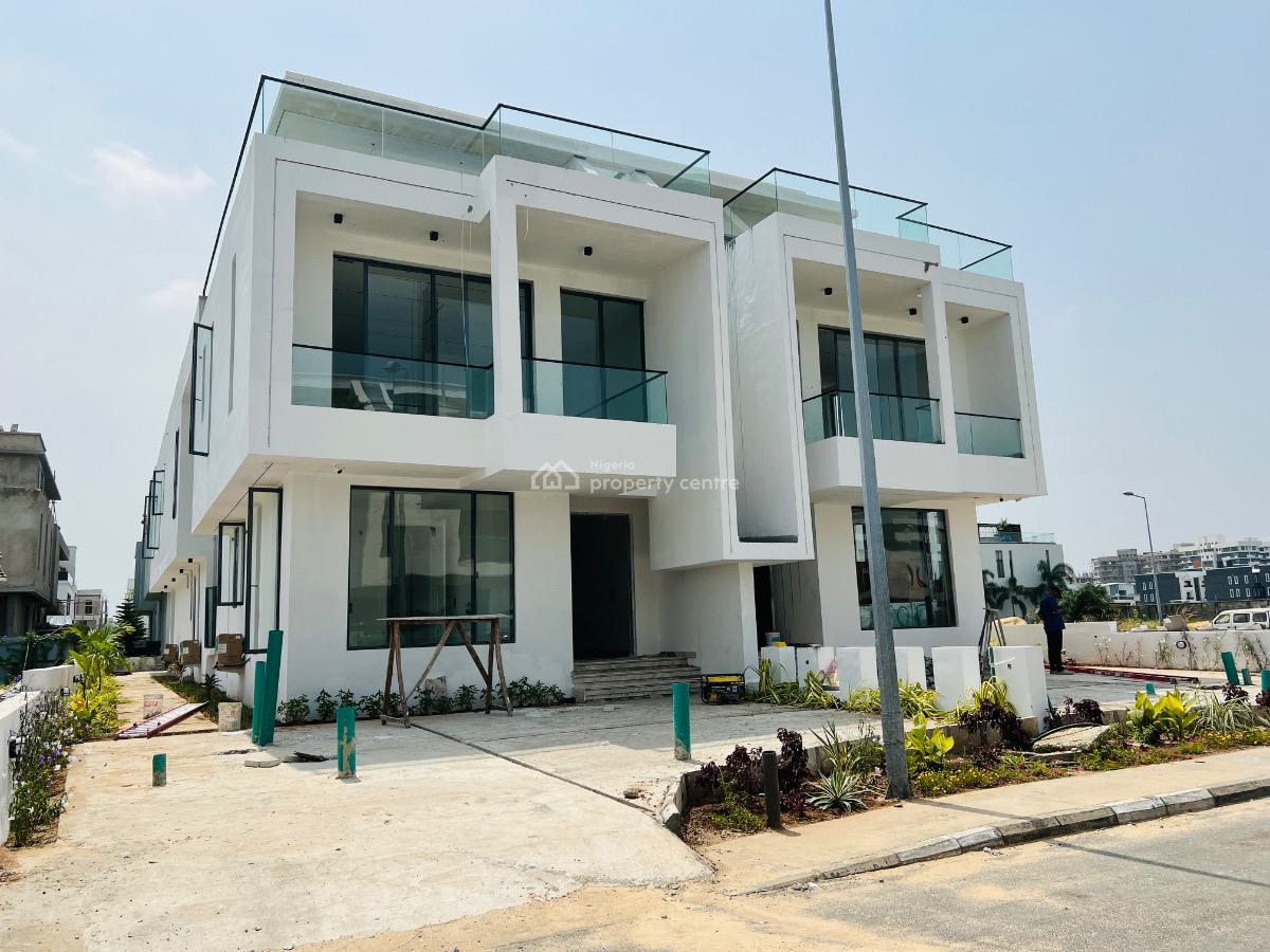 5 Bedroom Duplex with Elevator and Cinema, Cowrie Creek Estate, Ikate, Lekki, Lagos, Semi-detached Duplex for Sale