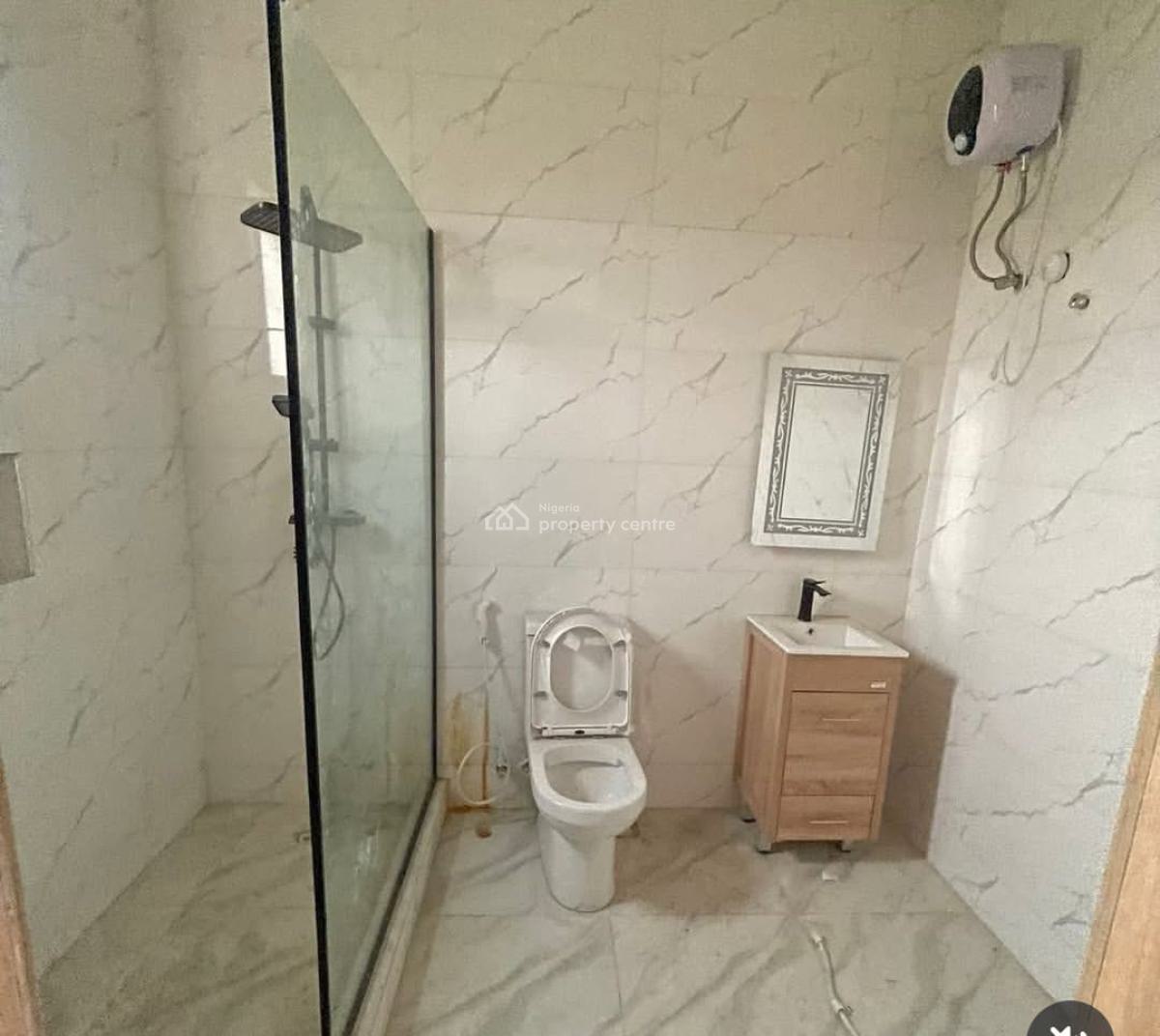 Luxury 4 Bedroom Terrace Duplex with a Room Bq, Sangotedo, Ajah, Lagos, Terraced Duplex for Rent