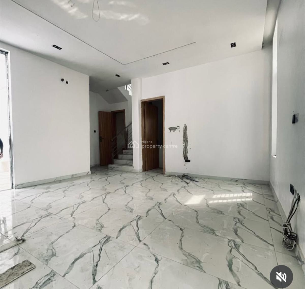 Luxury 4 Bedroom Terrace Duplex with a Room Bq, Sangotedo, Ajah, Lagos, Terraced Duplex for Rent