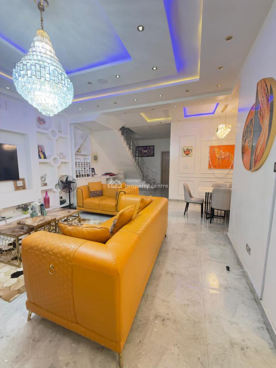 Luxury 4 Bedroom Semi Detached Duplex with Excellent Facility, Osapa, Lekki, Lagos, Semi-detached Duplex for Rent