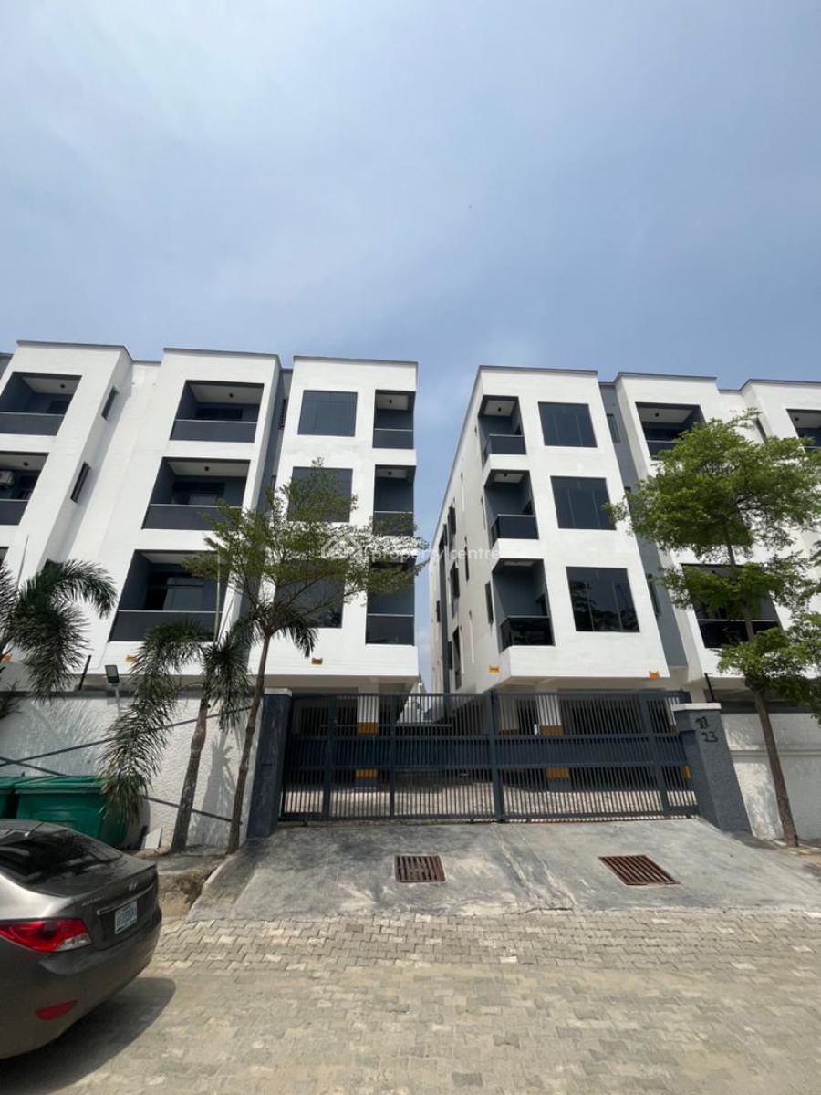 Newly Built  2 Bedroom Serviced Apartment with Pool, Centralgas & Gym, Ologolo, Lekki, Lagos, Flat / Apartment for Sale