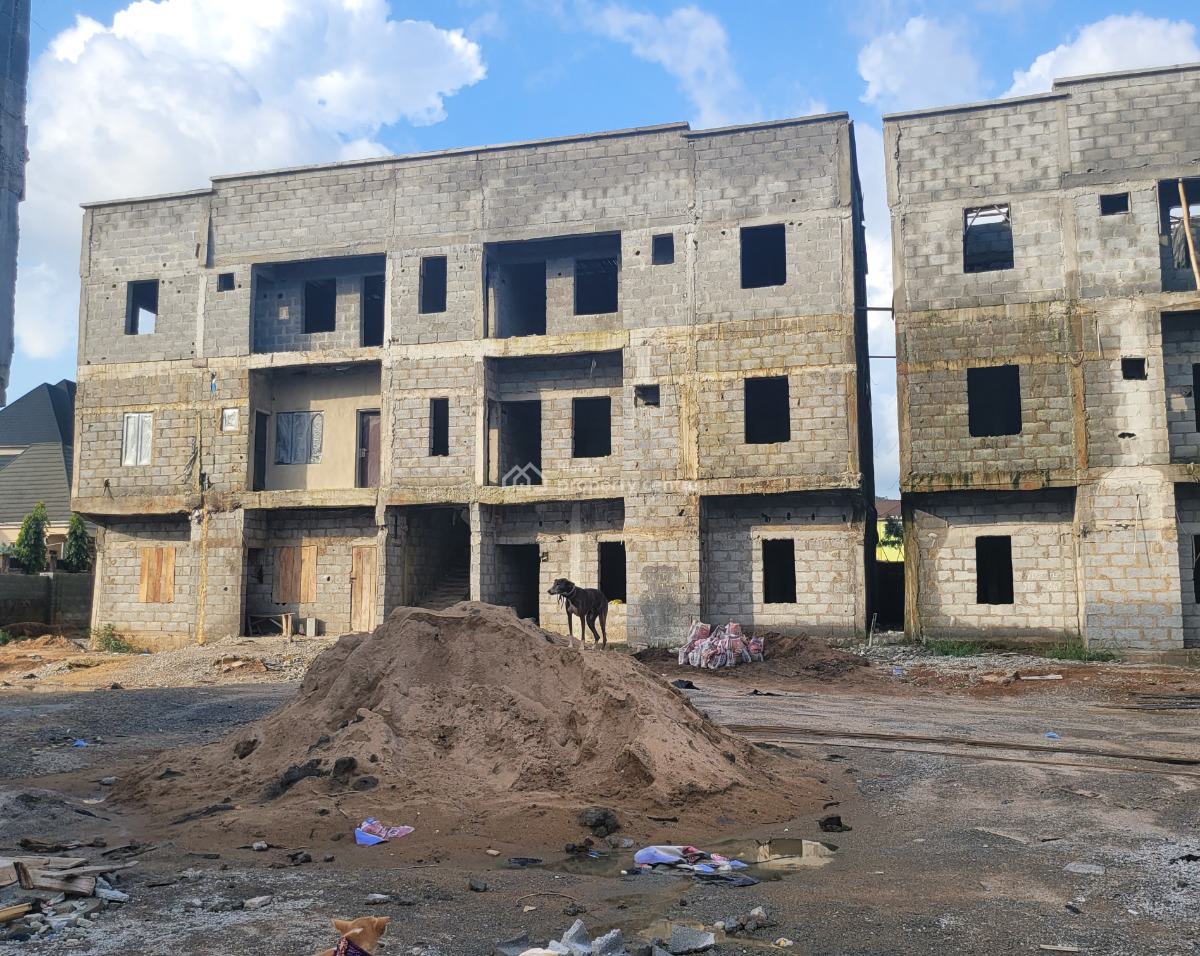 Carcass 3-bedroom Block of Flats, By Shafa Fuel Station, Dawaki, Gwarinpa, Abuja, Flat / Apartment for Sale