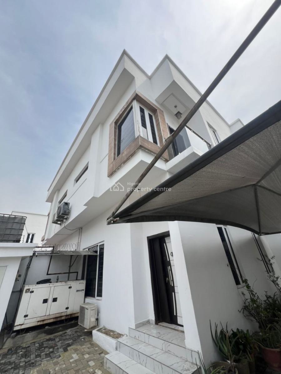 Well Built 4 Bedroom Semi Detached Duplex with Bq and Generator, Osapa, Lekki, Lagos, Semi-detached Duplex for Rent