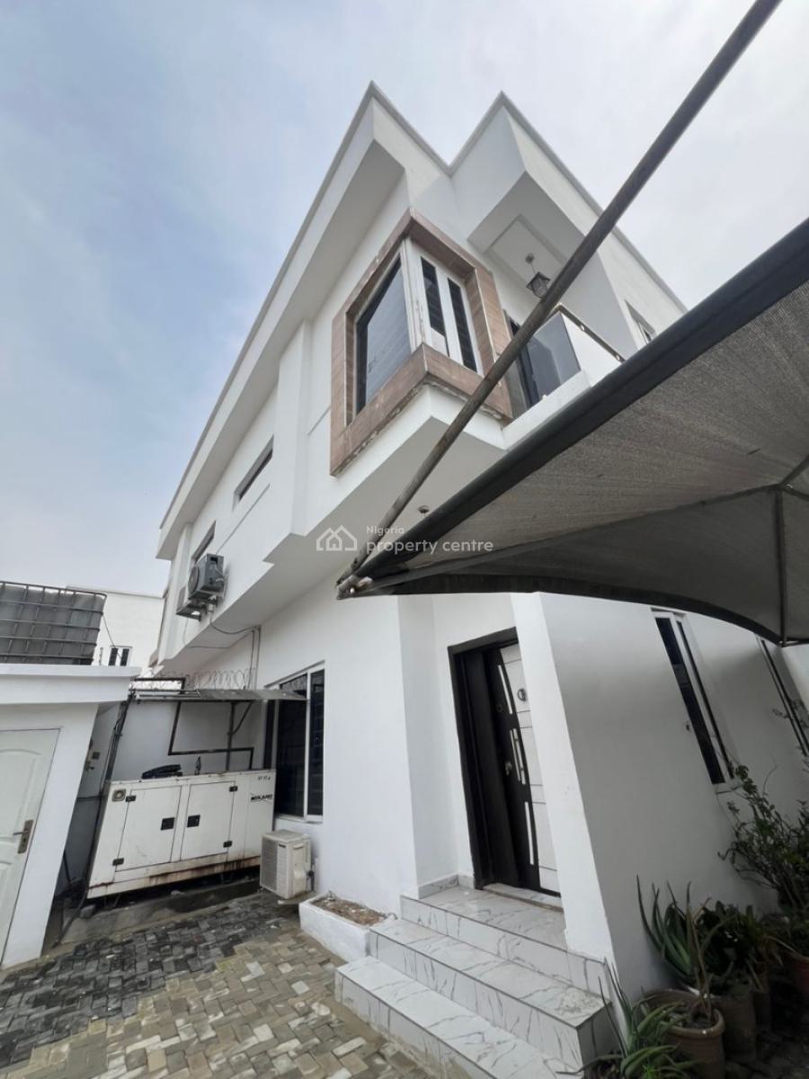 Well Built 4 Bedroom Semi Detached Duplex with Bq and Generator, Osapa, Lekki, Lagos, Semi-detached Duplex for Rent