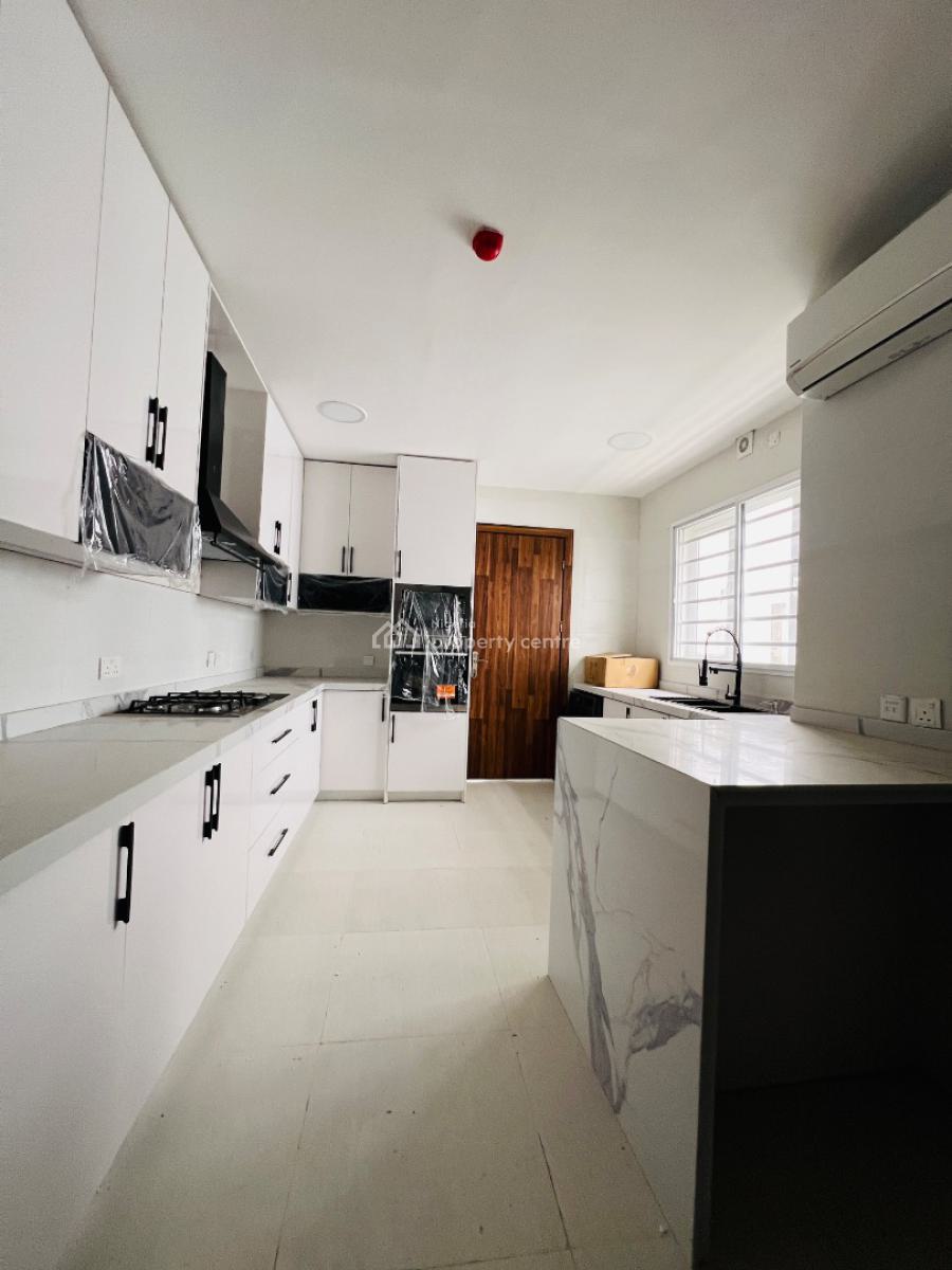 4 Bedroom Semi Detached Duplex with Bq in an Estate with 24hrs Light, Twin Lake Estate, Chevron, Igbo Efon, Lekki, Lagos, House for Rent