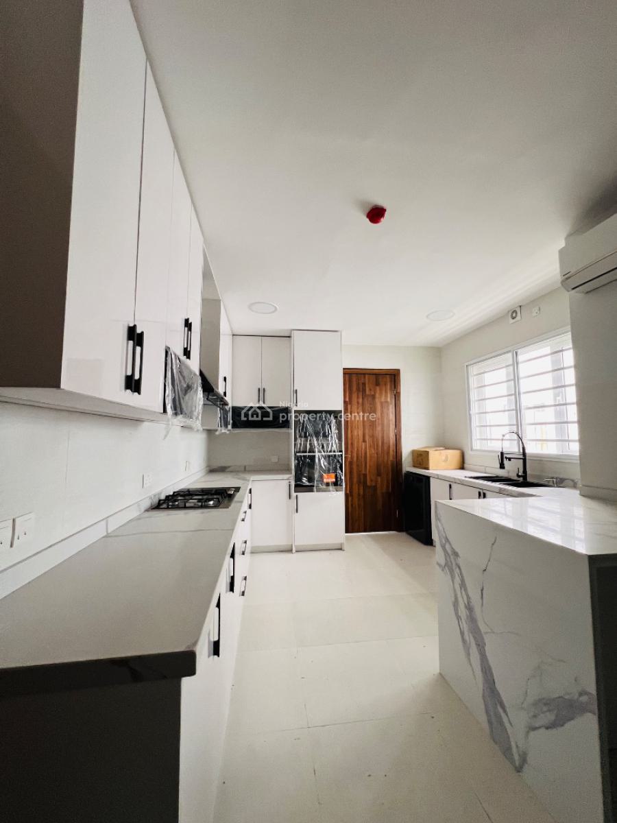 4 Bedroom Semi Detached Duplex with Bq in an Estate with 24hrs Light, Twin Lake Estate, Chevron, Igbo Efon, Lekki, Lagos, House for Rent