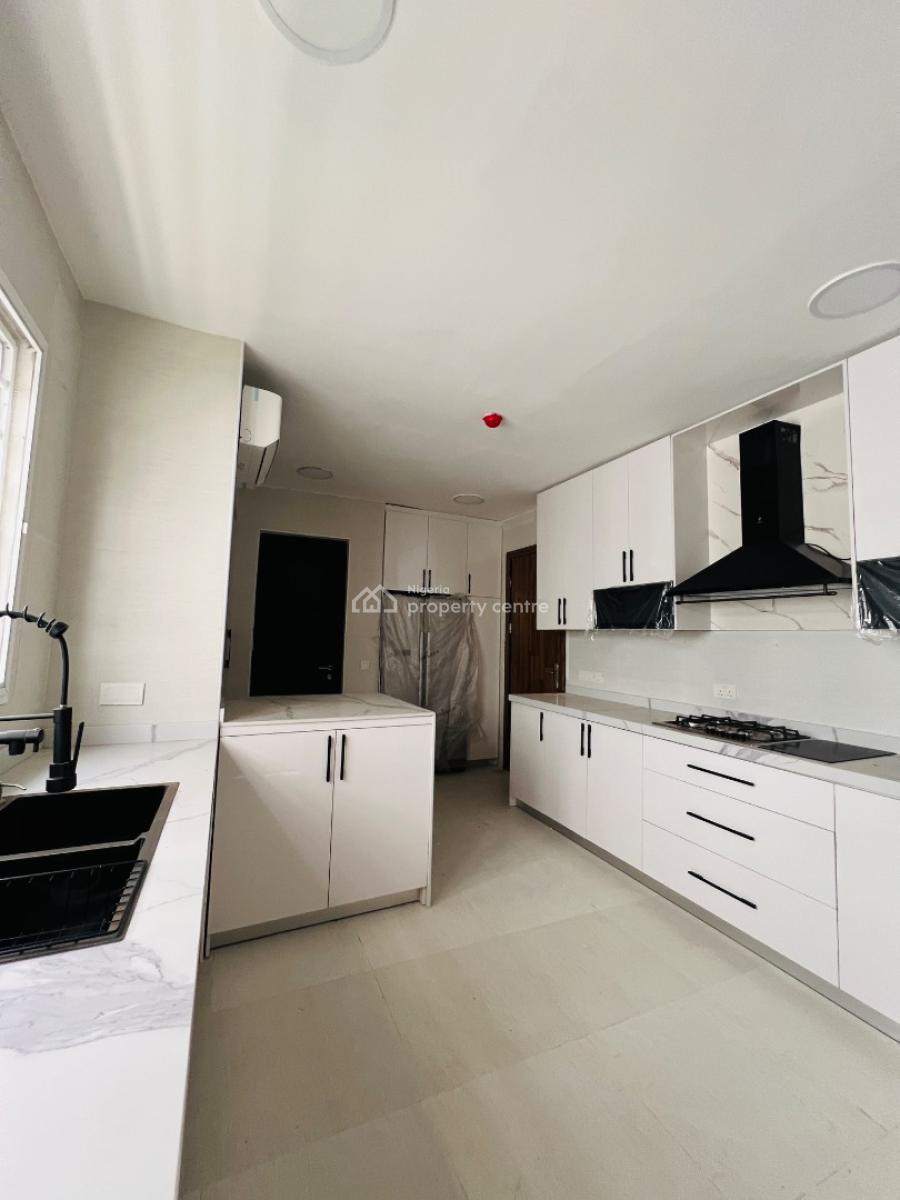 4 Bedroom Semi Detached Duplex with Bq in an Estate with 24hrs Light, Twin Lake Estate, Chevron, Igbo Efon, Lekki, Lagos, House for Rent