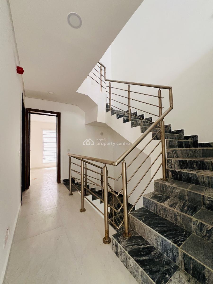 4 Bedroom Semi Detached Duplex with Bq in an Estate with 24hrs Light, Twin Lake Estate, Chevron, Igbo Efon, Lekki, Lagos, House for Rent