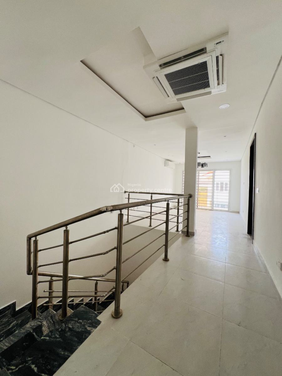 4 Bedroom Semi Detached Duplex with Bq in an Estate with 24hrs Light, Twin Lake Estate, Chevron, Igbo Efon, Lekki, Lagos, House for Rent