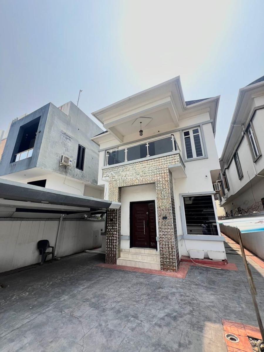 Very Spacious 5-bedroom Detached House + Bq, Osapa, Lekki, Lagos, Detached Duplex for Rent