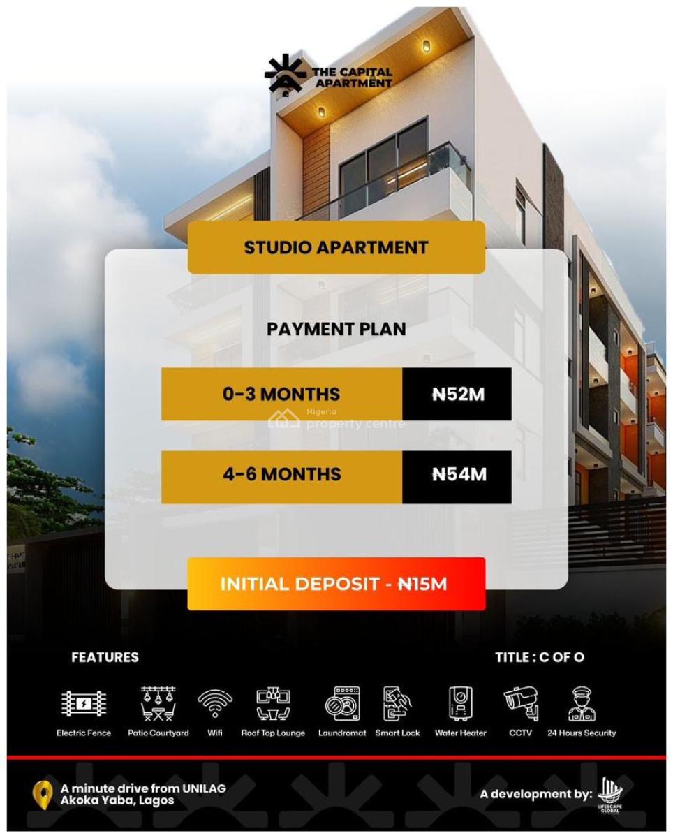 Take Advantage of Unilag Environment and Earn Up to N20m and Above, Close to Unilag, Akoka, Yaba, Lagos, Block of Flats for Sale