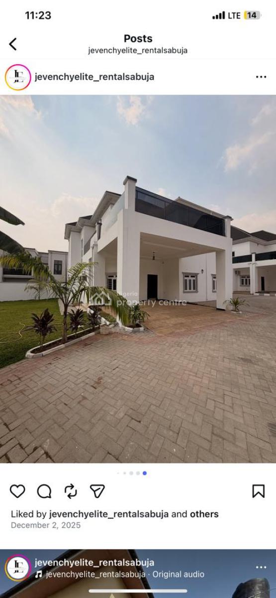 Newly Built Serviced 4 Bedroom Detached Duplex, Maitama District, Abuja, Detached Duplex for Rent