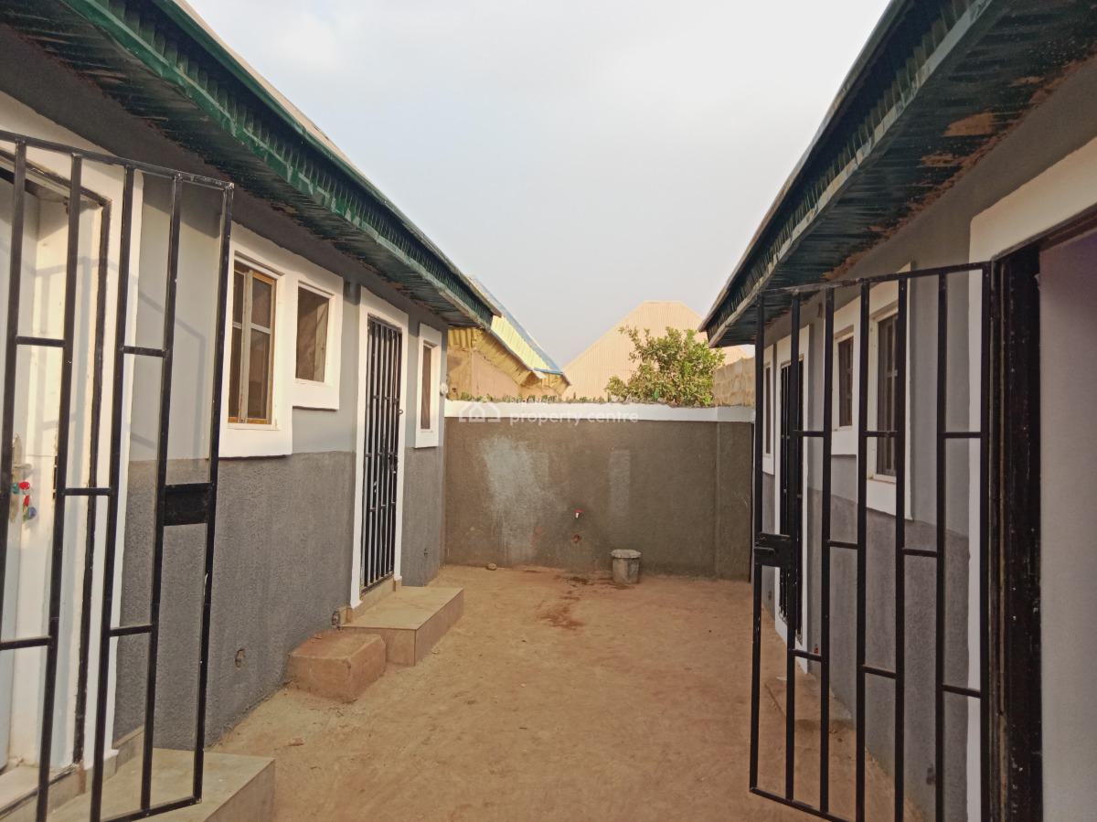 a Big Brand New  Fenced and Gated Self Con, Good Finishing, Water Supp, Close to Kabusa Gardens Estate Along Sunnyvale Junction Road, Lokogoma District, Abuja, Self Contain (single Rooms) for Rent