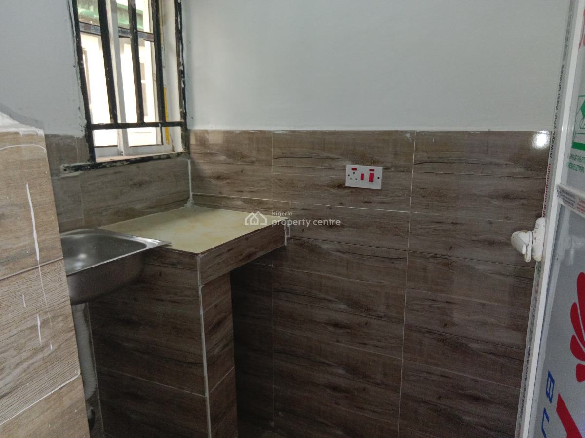 a Big Brand New  Fenced and Gated Self Con, Good Finishing, Water Supp, Close to Kabusa Gardens Estate Along Sunnyvale Junction Road, Lokogoma District, Abuja, Self Contain (single Rooms) for Rent