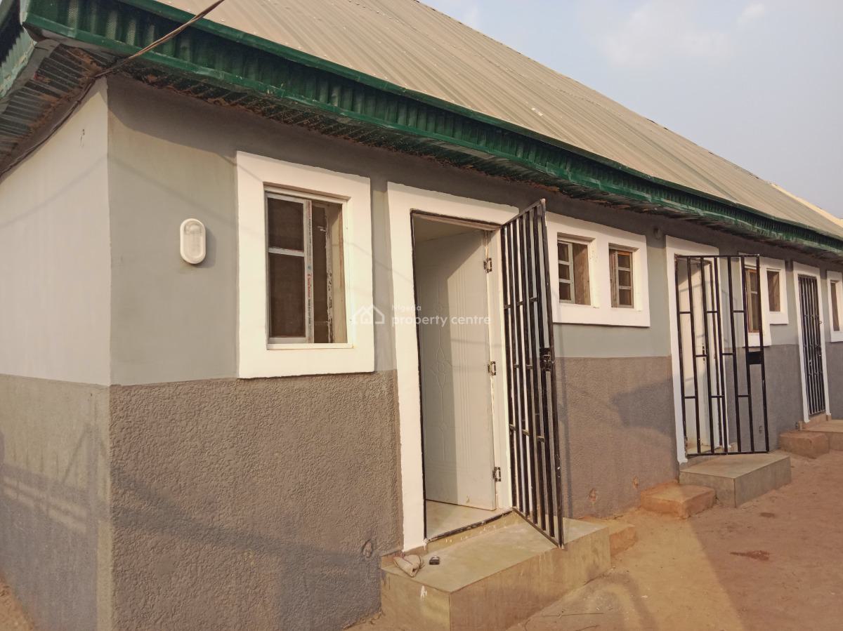 a Big Brand New  Fenced and Gated Self Con, Good Finishing, Water Supp, Close to Kabusa Gardens Estate Along Sunnyvale Junction Road, Lokogoma District, Abuja, Self Contain (single Rooms) for Rent