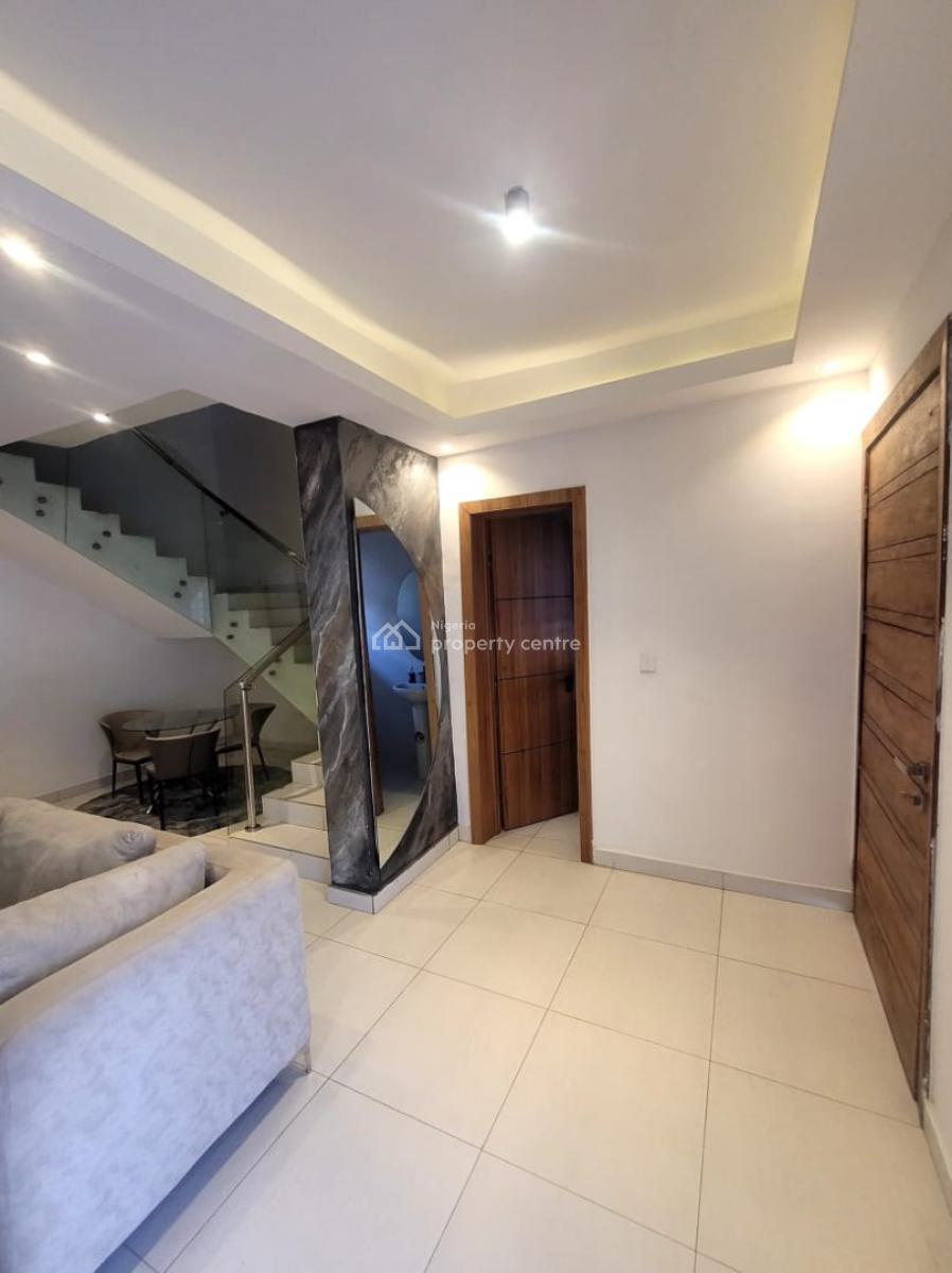 Fully Furnished 4-bedroom Terrace with Bq, 24hrs Power, Layi Yusuf Cr, Lekki Phase 1, Lekki, Lagos, Terraced Duplex for Rent